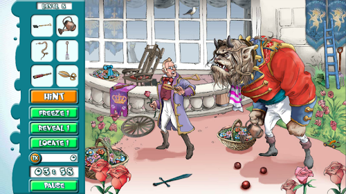 Android application Hidden Object: Beauty &amp; Beast screenshort