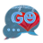 GO SMS Theme Red Heart mobile app icon