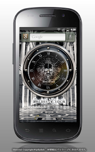 How to install スカルモチーフ・アナログ時計ウィジェット2 patch 1.0 apk for android
