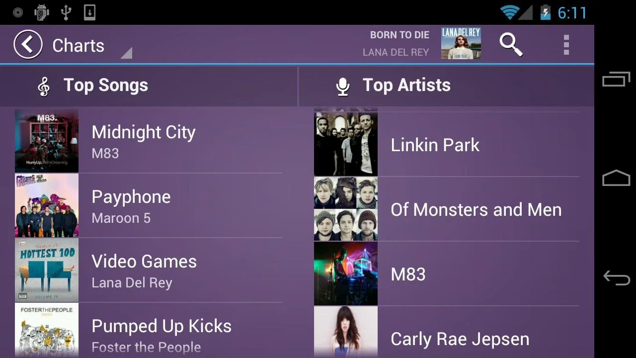 Fusion Music Player - screenshot