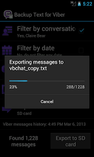 Backup Text for Viber - screenshot thumbnail