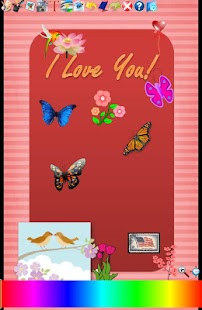 download Flowers Butterfly Doodle Text! free