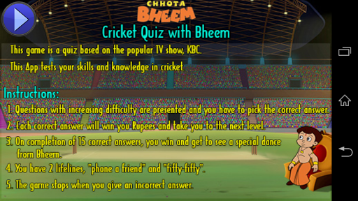 Cricket Quiz with Bheem