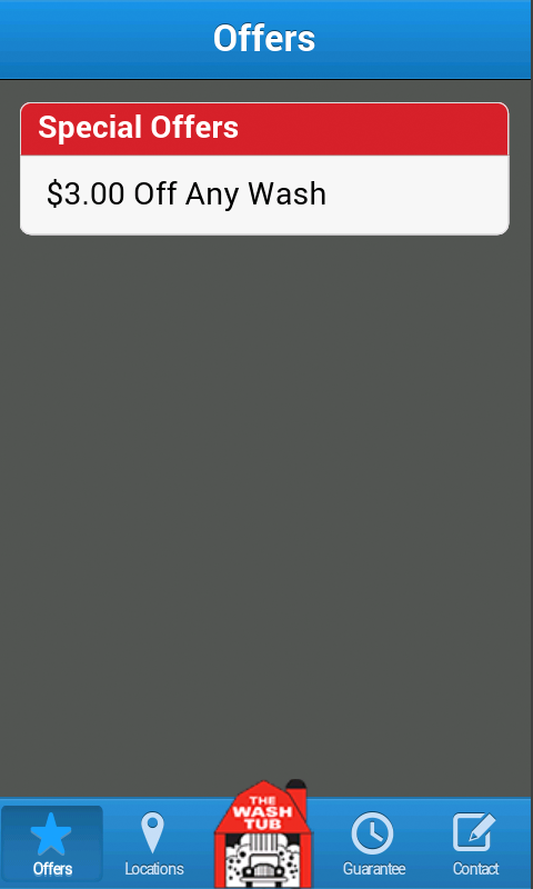 Coupons Wash Tub