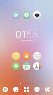 Color blurry dodol theme