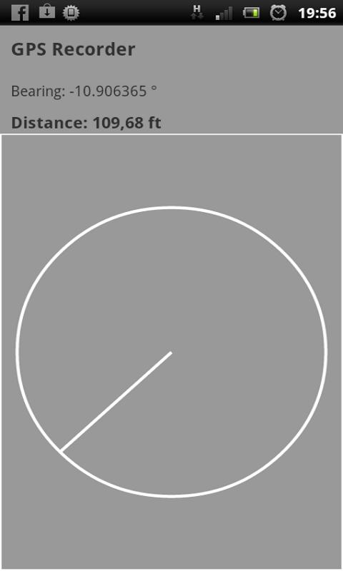 GPS Position Recorder Screen 3
