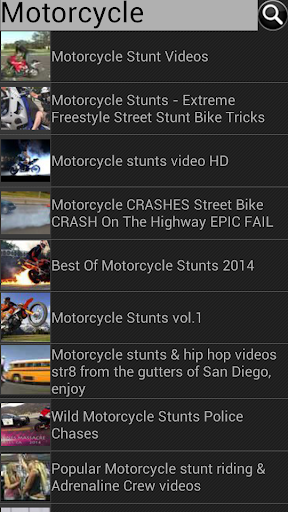 Motorcycle Stunts Video