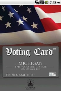 Free Voting Card Michigan Politics APK for Android