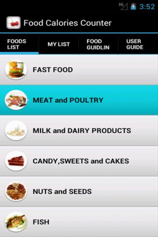 Food Calories Counter