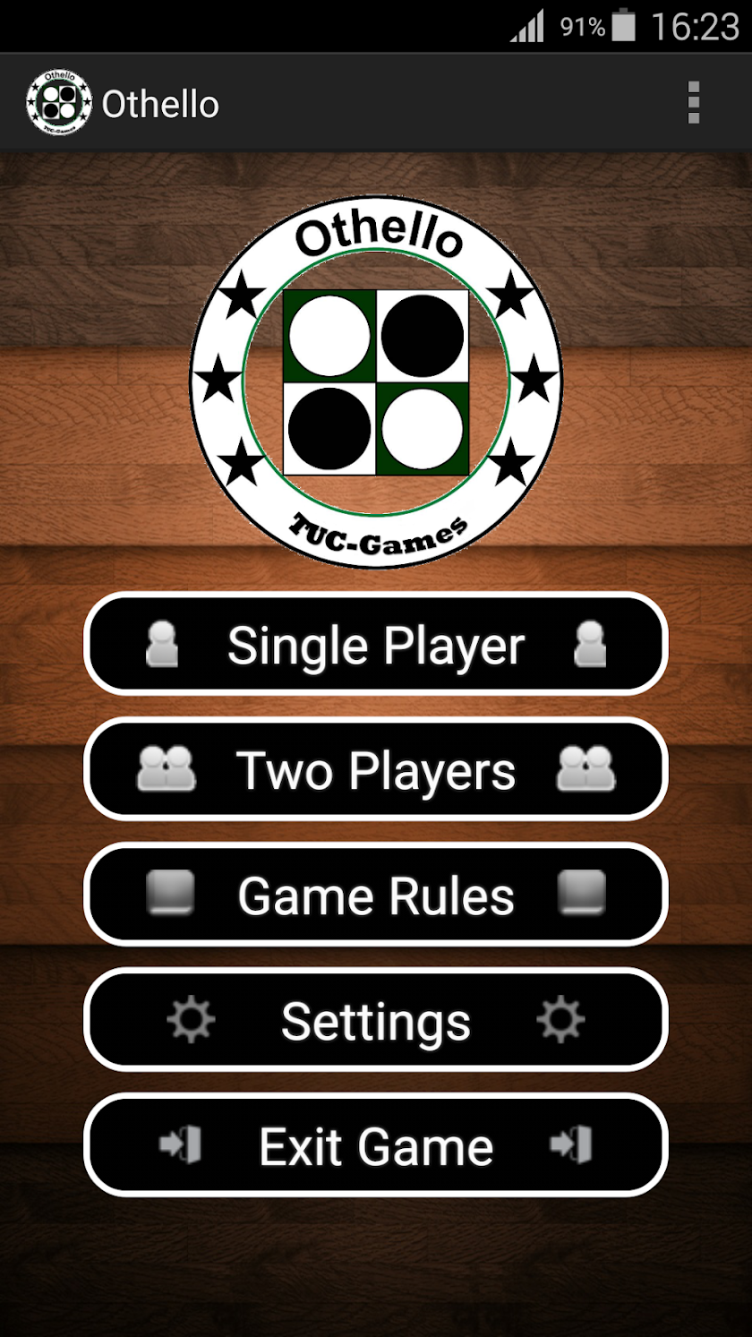 Reversi Bluetooth Screen 1
