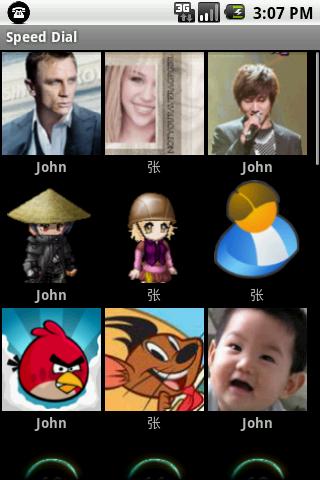 Speed ​​Dial Pro Screen 3