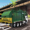 Garbage truck runner mobile app icon