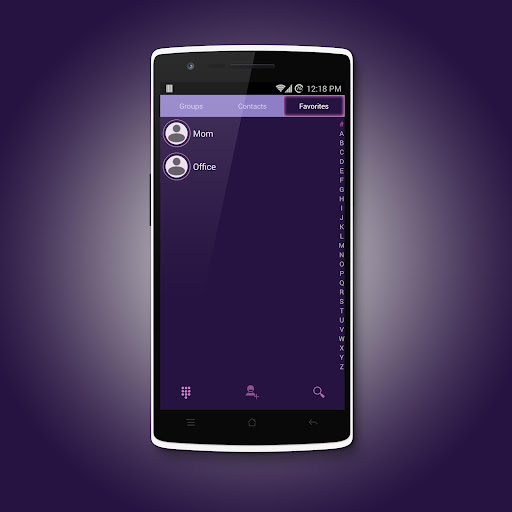 【免費個人化App】ExDialer Theme Material Purple-APP點子