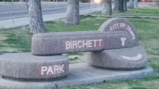 Birchett Park Sign