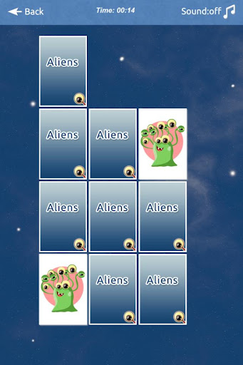 【免費解謎App】Aliens Memory Match-APP點子