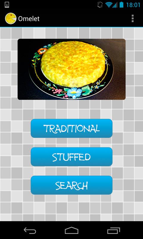 Android application Omelet screenshort