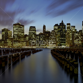 by Wendell Kennedy - City,  Street & Park Skylines