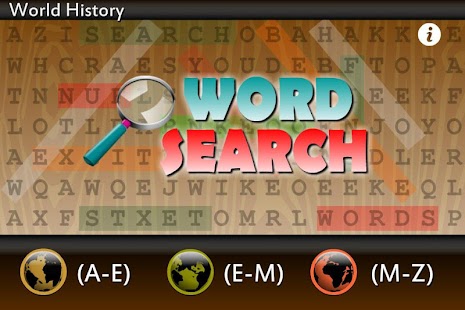 word search world history android apps on google play