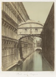 Gezicht op de Brug der Zuchten vanaf de Riva degli Schiavoni