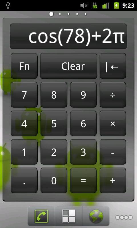 Calculator Widget Screen 3