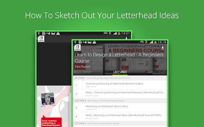 Learn letterhead Design poster 3