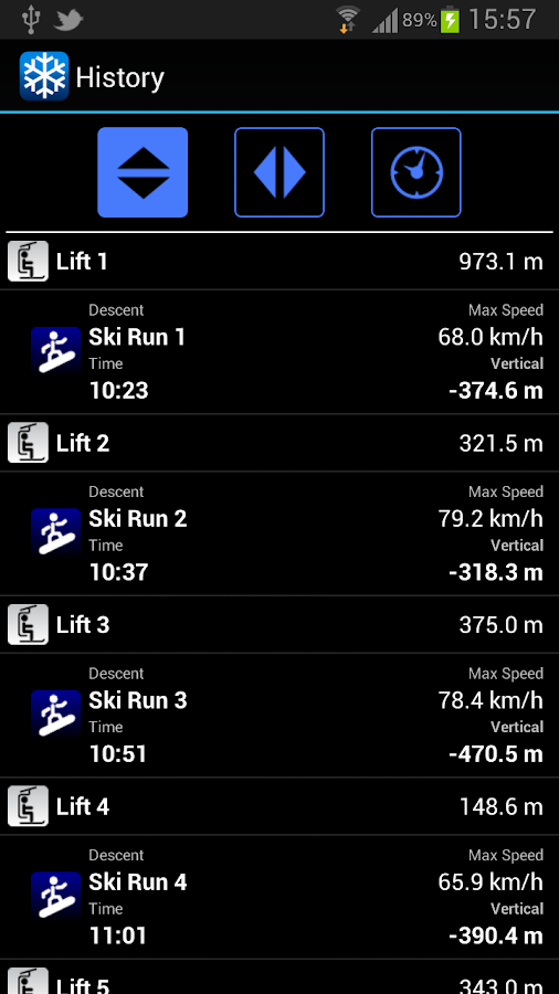 ski tracks android скачать