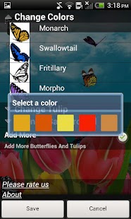 3D Butterfly Garden Wallpaper Screenshots 2