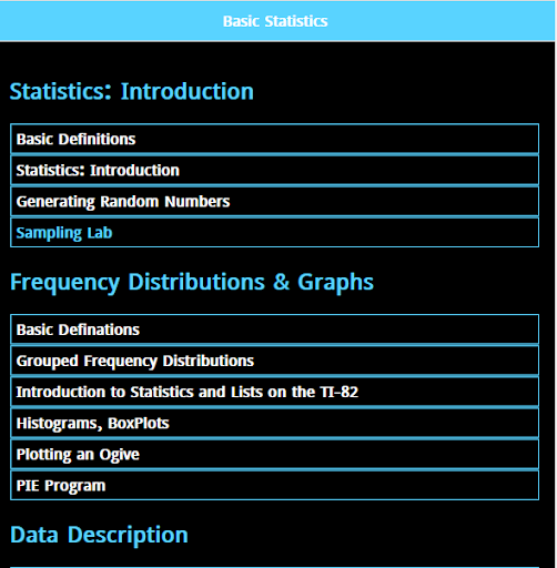 【免費教育App】Basic Statistics-APP點子