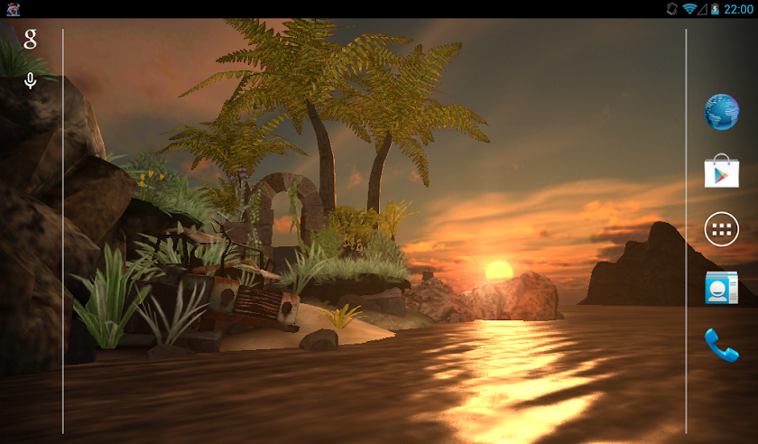 Lost beach 3d full Screen 3