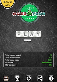 Wordathon: Boggle Word Game