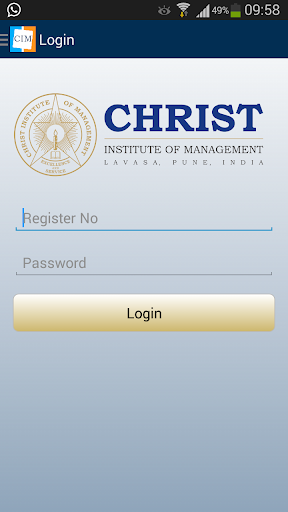 CIM Lavasa Student App