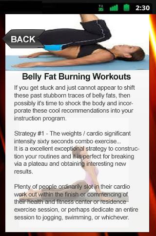 Belly Fat Burning Workouts