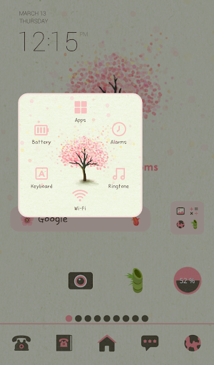 【免費個人化App】blooming cherry blossoms 도돌 테마-APP點子