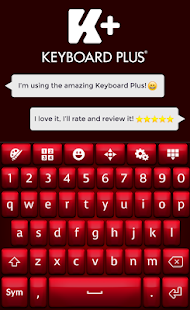 Free Download Red HD Keyboard Theme APK for PC