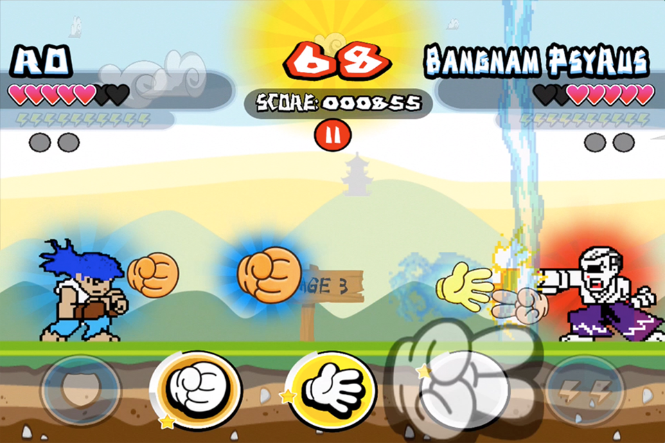 LUTADOR DE PEPATÊ - ROSHAMBO - screenshot
