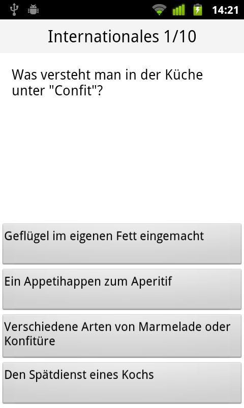 Das Gourmetquiz Screen 3