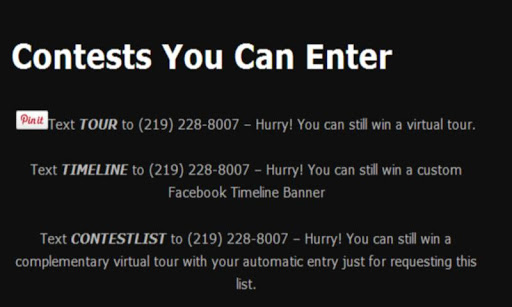 SMS Text Contests