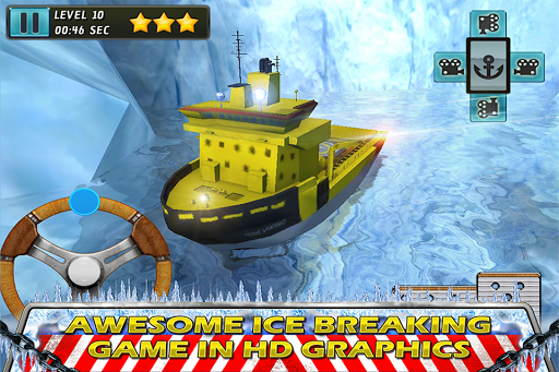 Boat Driving: Ice adventure 3D