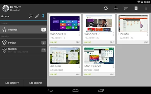 Remotix VNC & RDP - screenshot thumbnail
