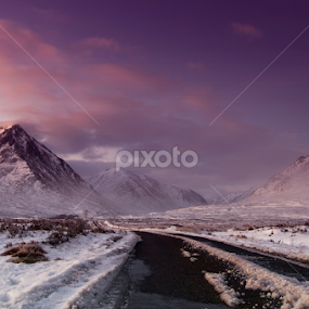 Glen Etive by Jackson Visser - Landscapes Mountains & Hills