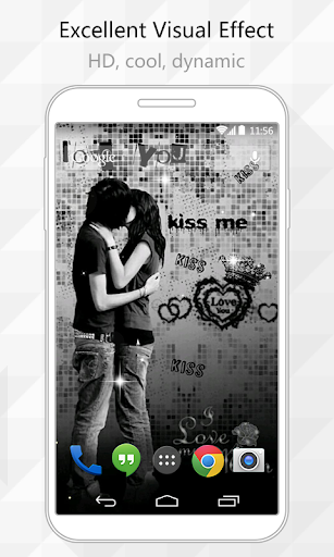 Kiss Me Live Wallpaper