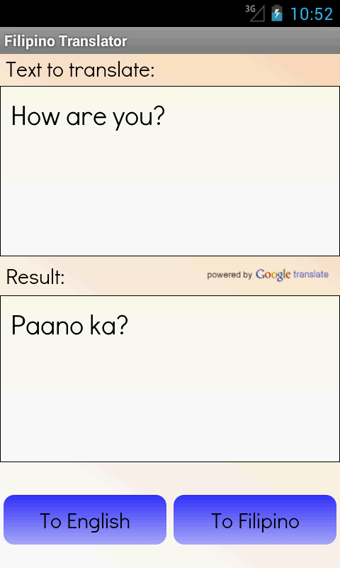 Google Translate English To Tagalog Translation لم يسبق له مثيل