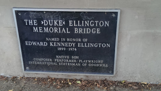 Duke Ellington Memorial Bridge Plaque