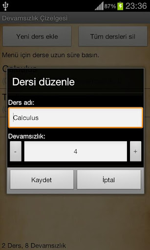 【免費生產應用App】Devamsızlık Çizelgesi-APP點子