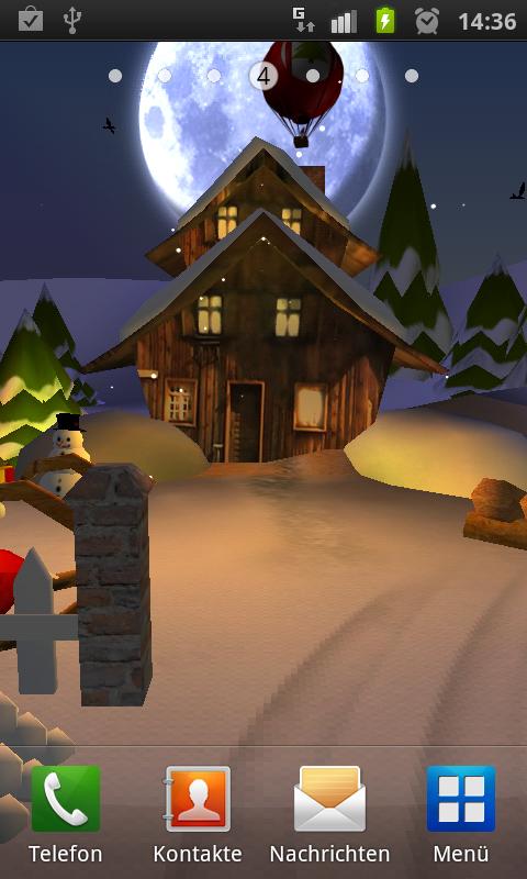 3D Happy X-Mas Screen 2