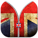 UK Flag Zipper Screen Lock APK