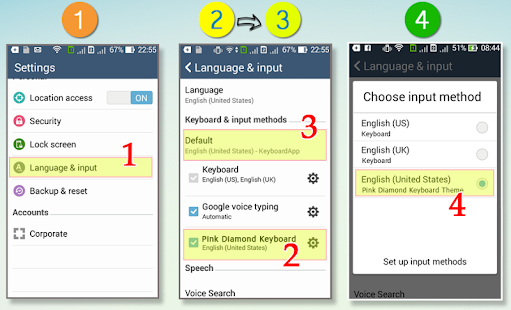 How to download Pink Diamond Keyboard Theme 1.6 unlimited apk for bluestacks