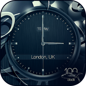 Black business clock PRO logo