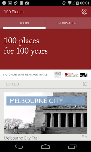 100 Places for 100 Years