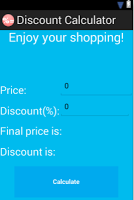 Discount Calculator APK 螢幕截圖圖片 #1